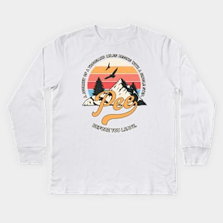 A Journey of A Thousand Miles... Kids Long Sleeve T-Shirt